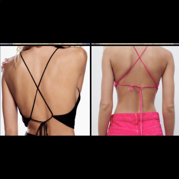 ✨ZARA satin backless y2k top New - Picture 6 of 6